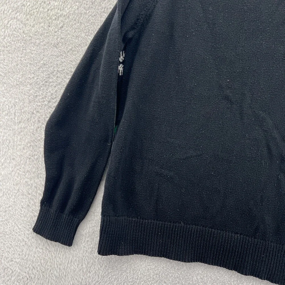 Star Wars Medium Womens Black Top Ugly Sweater Long Sleeve Pullover Darth‎ Vader - Picture 12 of 14